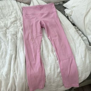 Athleta pink leggings size medium
